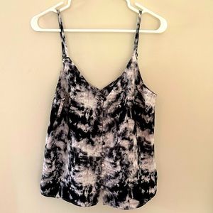 Tie dyed strappy tank top from Sanctuary. Resale from Rent the Runway
